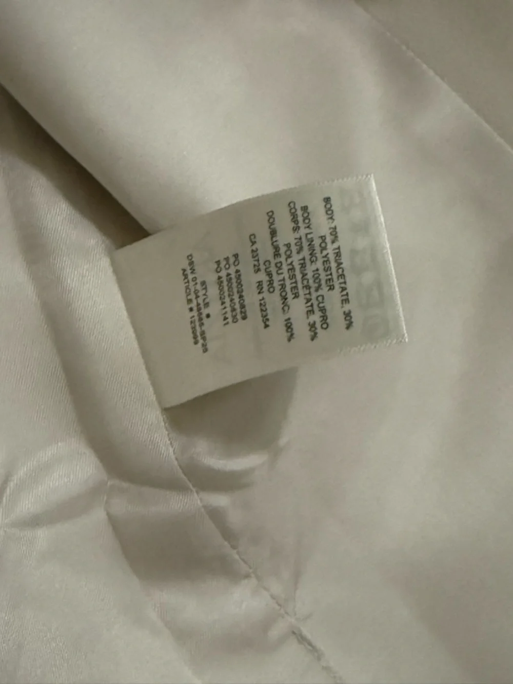 Aritzia Babaton Account Vest in Vintage White NWT - Picture 8 of 8